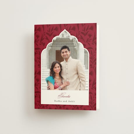 Folded Wedding Thank You Cards