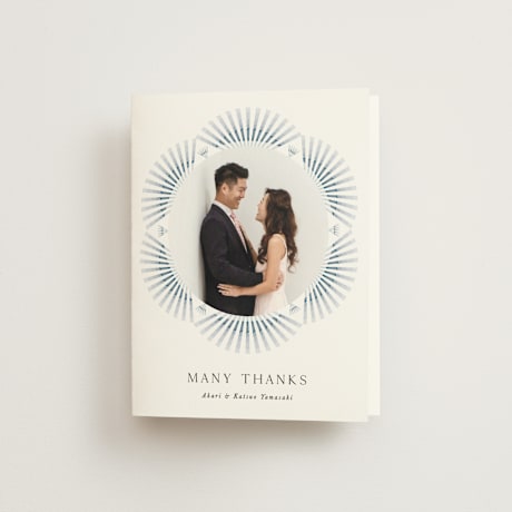 Folded Wedding Thank You Cards