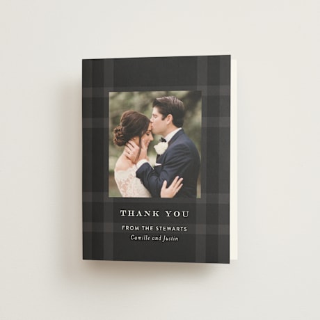 Folded Wedding Thank You Cards
