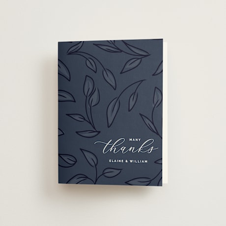 Folded Wedding Thank You Cards