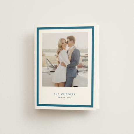 Folded Wedding Thank You Cards