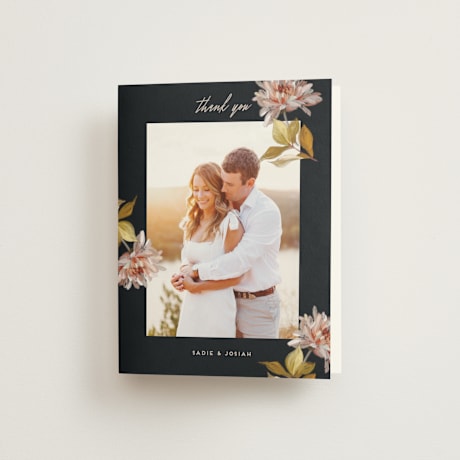 Folded Wedding Thank You Cards