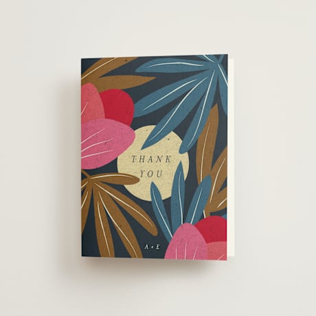 Folded Wedding Thank You Cards