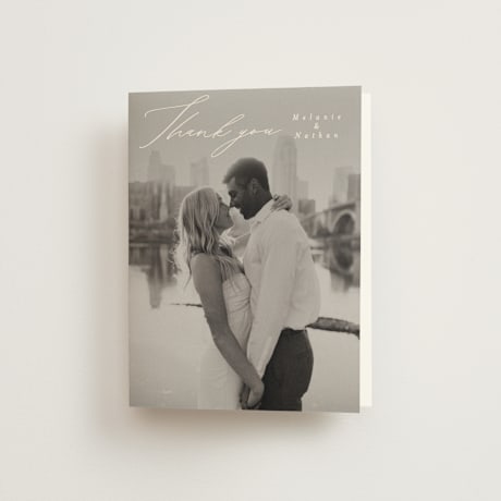 Folded Wedding Thank You Cards
