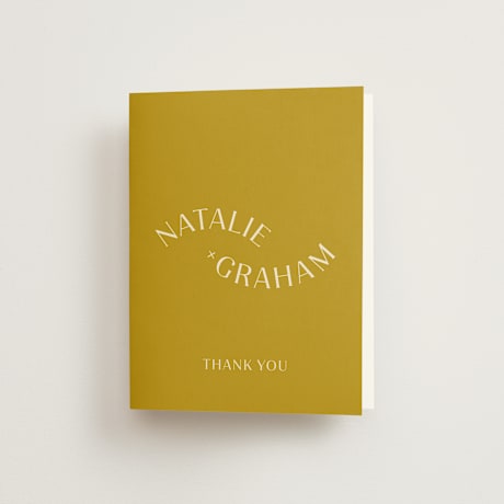 Folded Wedding Thank You Cards