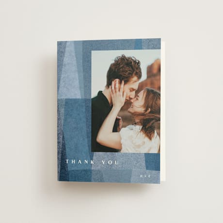 Folded Wedding Thank You Cards