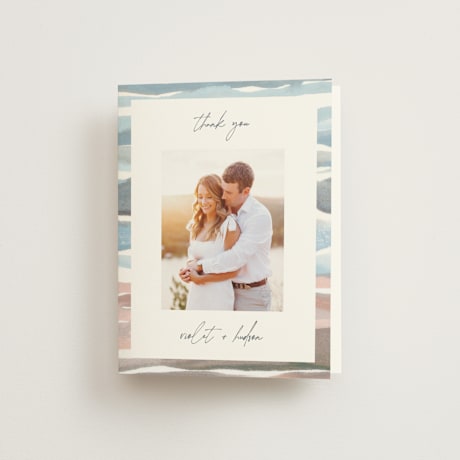 Folded Wedding Thank You Cards