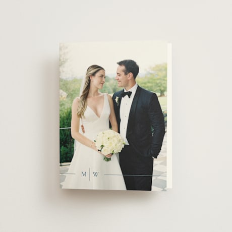 Folded Wedding Thank You Cards