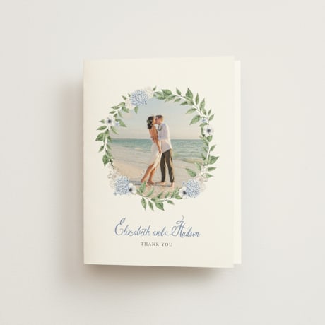 Folded Wedding Thank You Cards