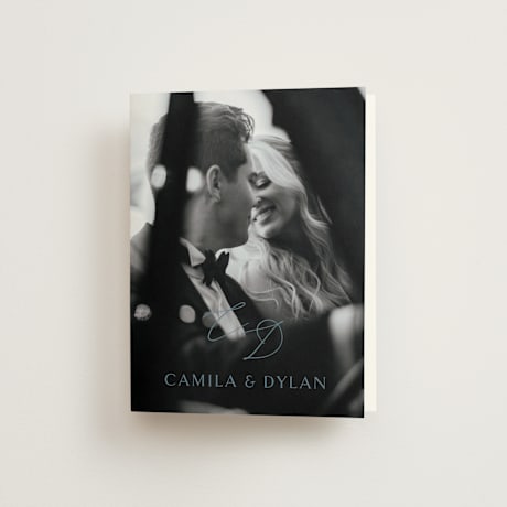 Folded Wedding Thank You Cards