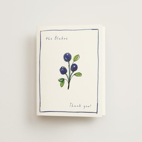 Folded Wedding Thank You Cards