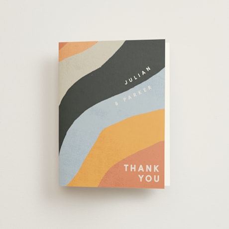 Folded Wedding Thank You Cards