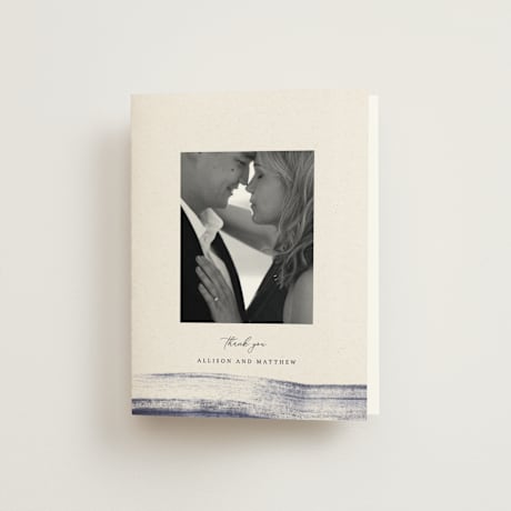 Folded Wedding Thank You Cards