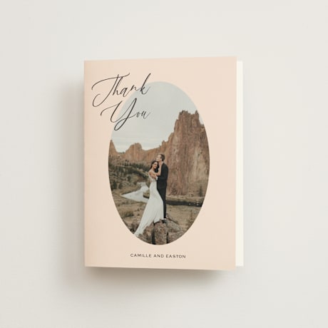 Folded Wedding Thank You Cards