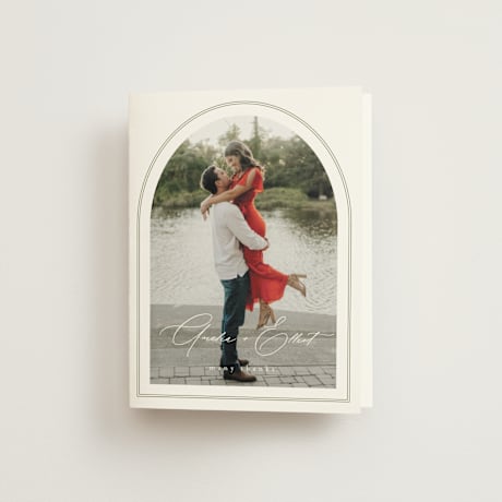 Folded Wedding Thank You Cards