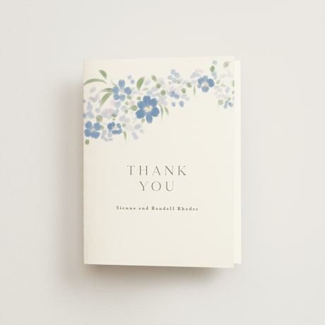 Folded Wedding Thank You Cards