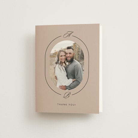 Folded Wedding Thank You Cards