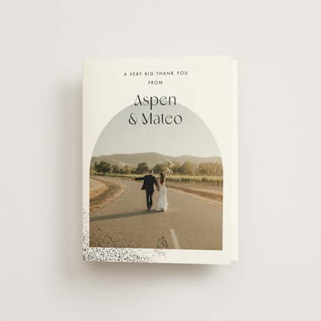 Folded Wedding Thank You Cards