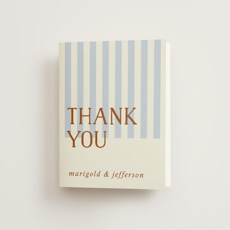 Folded Wedding Thank You Cards