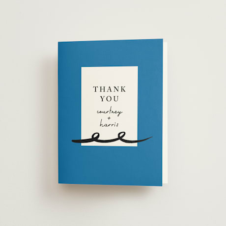 Folded Wedding Thank You Cards