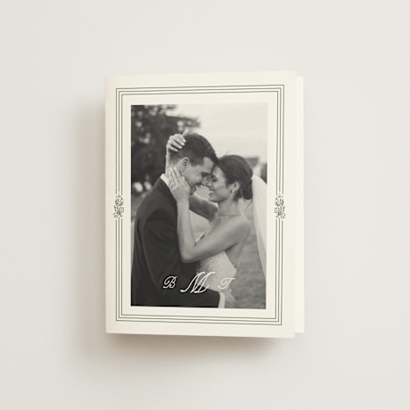 Folded Wedding Thank You Cards