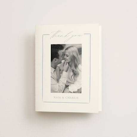 Folded Wedding Thank You Cards