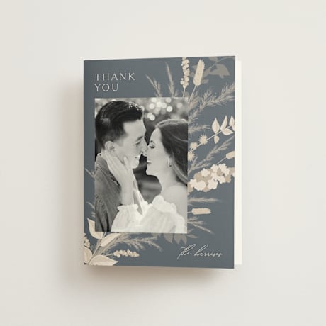 Folded Wedding Thank You Cards