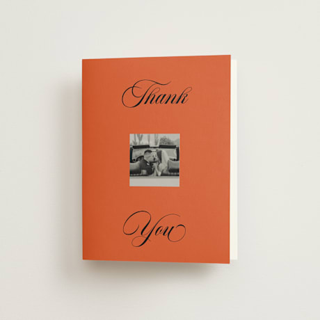 Folded Wedding Thank You Cards
