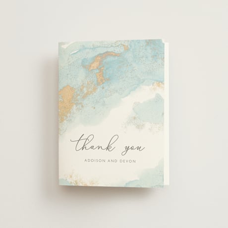Folded Wedding Thank You Cards