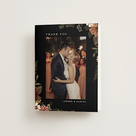 Folded Wedding Thank You Cards