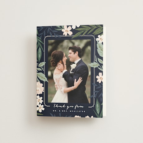 Folded Wedding Thank You Cards