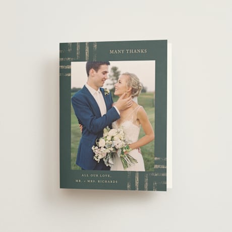 Folded Wedding Thank You Cards