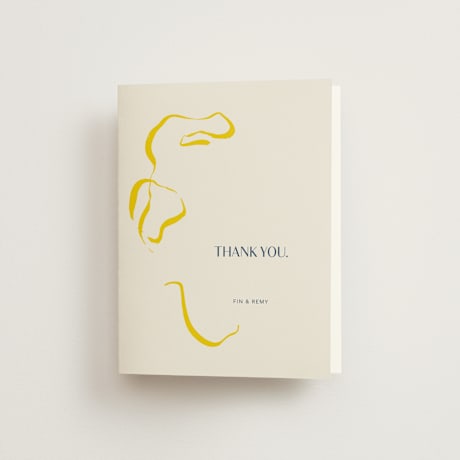 Folded Wedding Thank You Cards