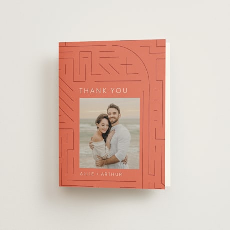 Folded Wedding Thank You Cards