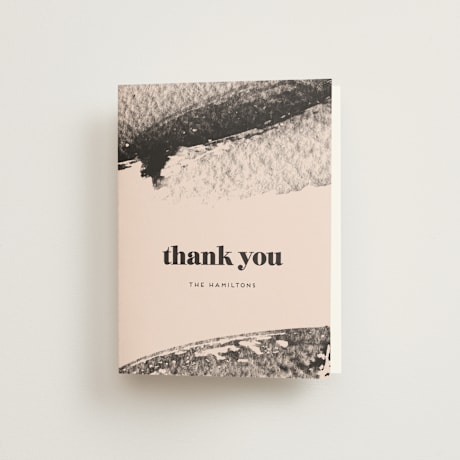 Folded Wedding Thank You Cards