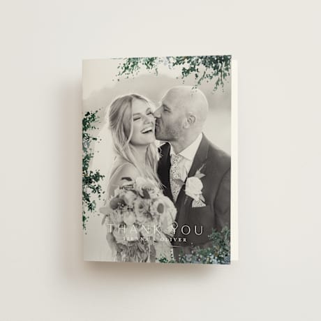 Folded Wedding Thank You Cards