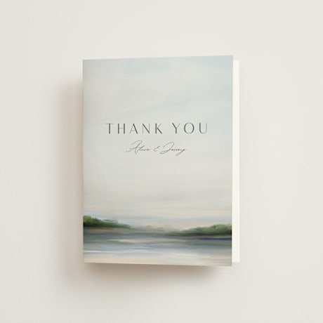 Folded Wedding Thank You Cards