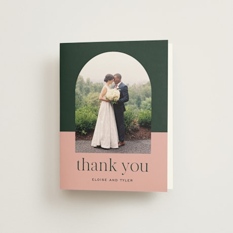 Folded Wedding Thank You Cards