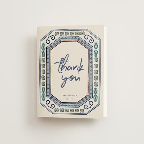 Folded Wedding Thank You Cards