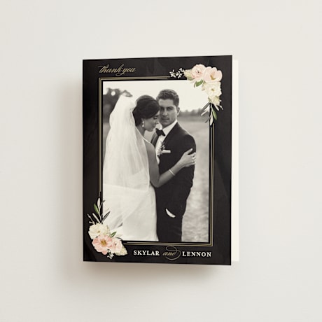 Folded Wedding Thank You Cards