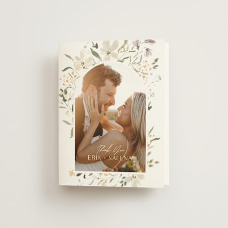 Folded Wedding Thank You Cards