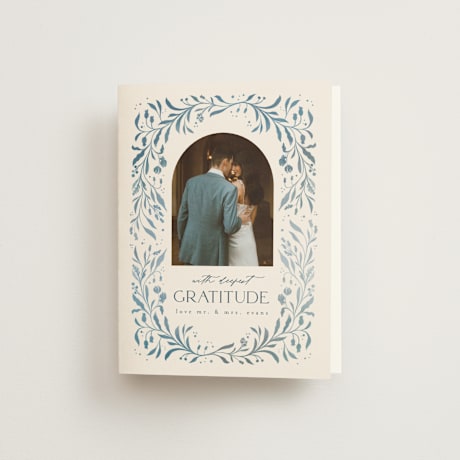Folded Wedding Thank You Cards