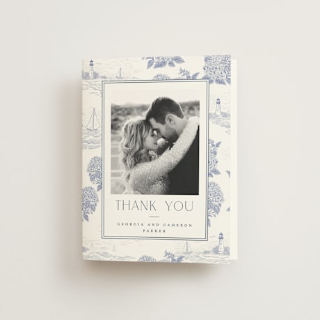 Folded Wedding Thank You Cards