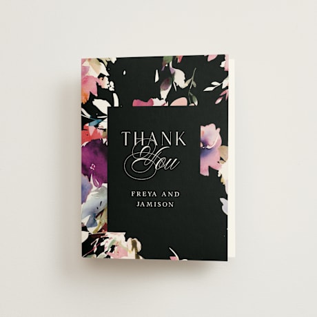 Folded Wedding Thank You Cards