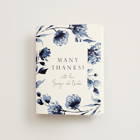 Folded Wedding Thank You Cards