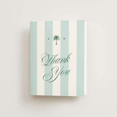 Folded Wedding Thank You Cards