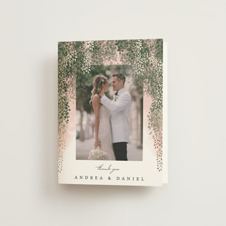 Folded Wedding Thank You Cards