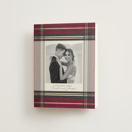 Folded Wedding Thank You Cards