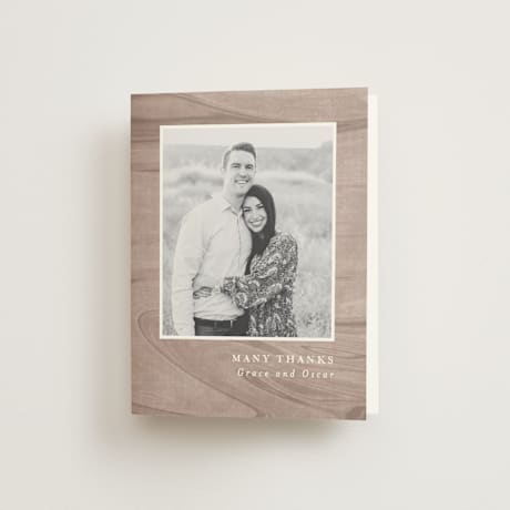 Folded Wedding Thank You Cards