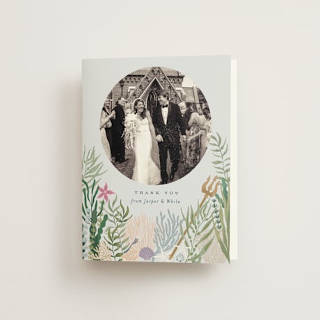 Folded Wedding Thank You Cards